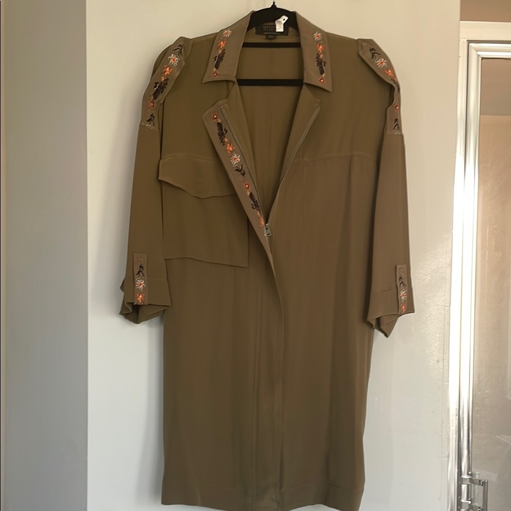 All Saints Green Mini Dress